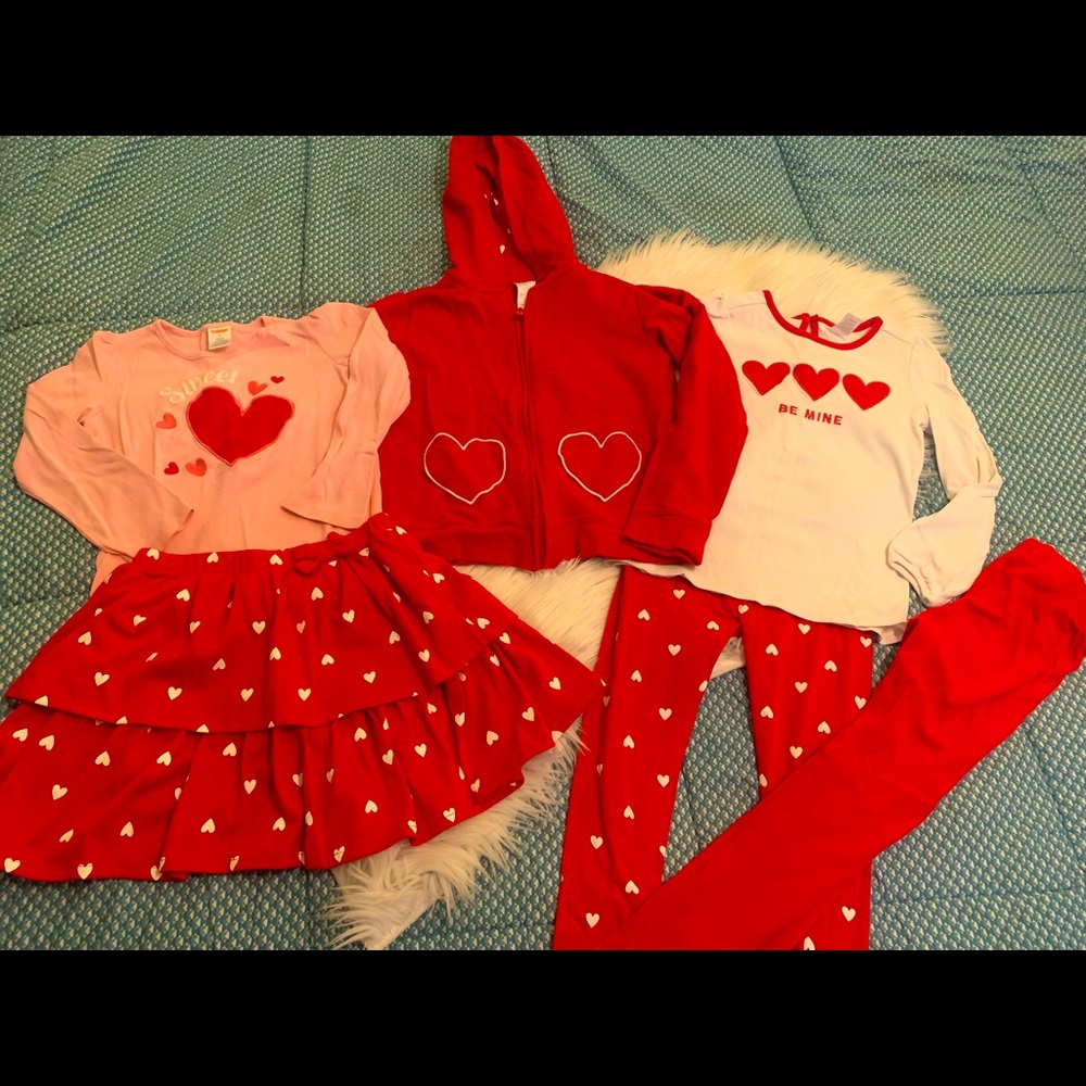 Gymboree Valentines bundle mix of 5t-6 sizes